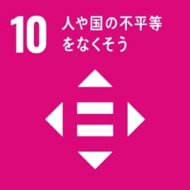 SDGs 10.人や国の不平等をなくそう　の項目