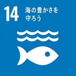 SDGs 14.
海の豊かさを守ろう　の項目